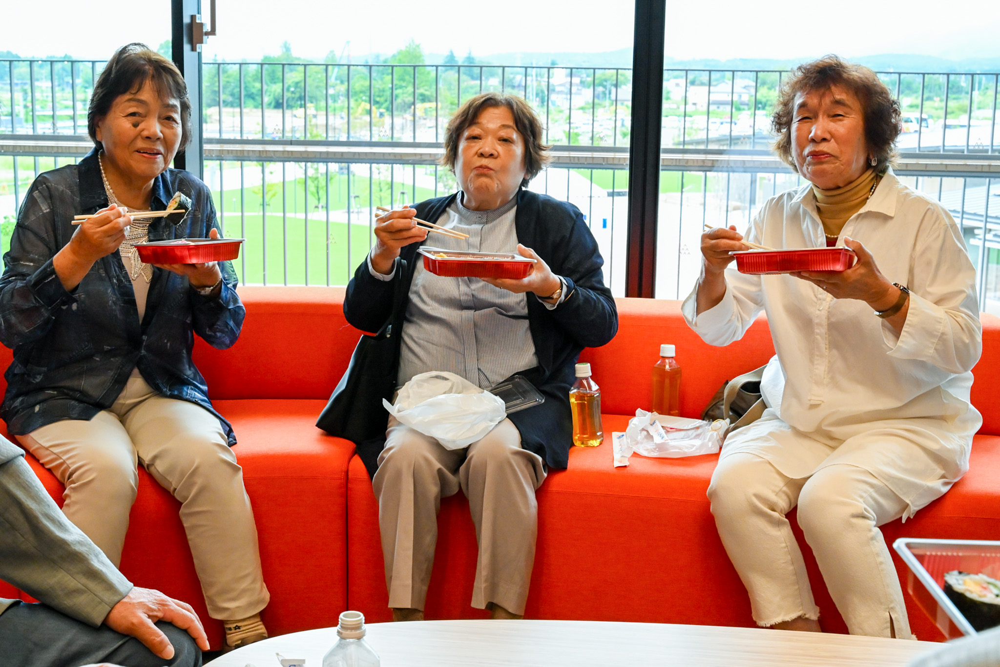 お気に入りの場所で、ゆったり昼食タイム